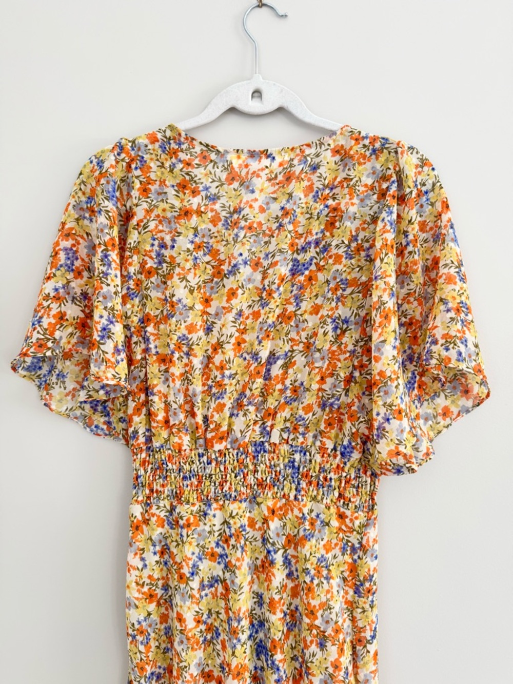 ASTR The Label Sophronia Floral Maxi Dress - Flutter Sleeve Garden Party M - Picture 12 of 16